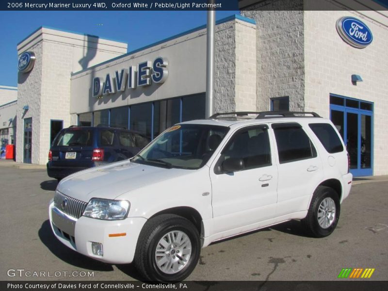 Oxford White / Pebble/Light Parchment 2006 Mercury Mariner Luxury 4WD