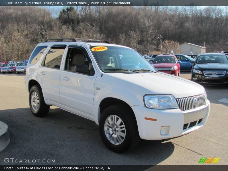 Oxford White / Pebble/Light Parchment 2006 Mercury Mariner Luxury 4WD