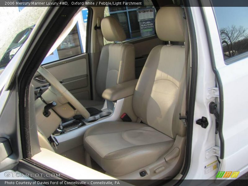 Oxford White / Pebble/Light Parchment 2006 Mercury Mariner Luxury 4WD