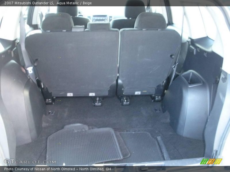 Aqua Metallic / Beige 2007 Mitsubishi Outlander LS