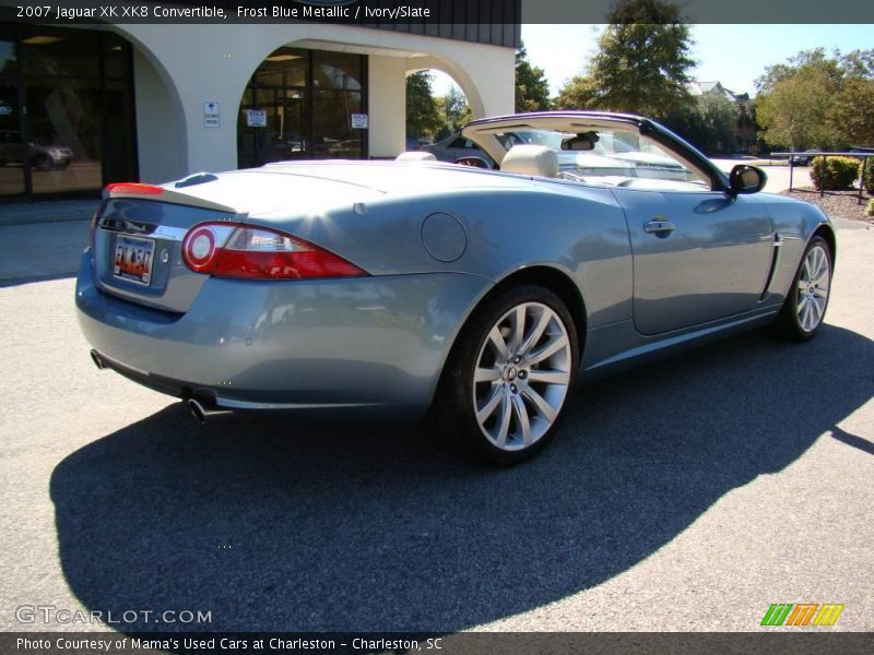 Frost Blue Metallic / Ivory/Slate 2007 Jaguar XK XK8 Convertible