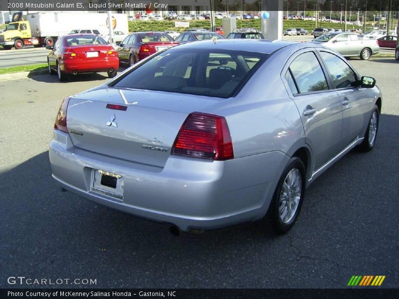 Liquid Silver Metallic / Gray 2008 Mitsubishi Galant ES