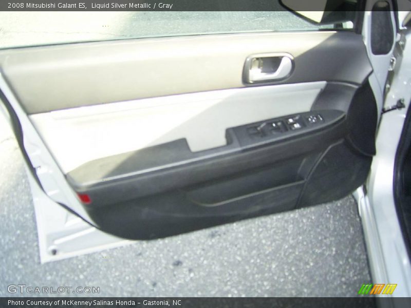 Liquid Silver Metallic / Gray 2008 Mitsubishi Galant ES