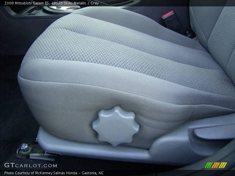 Liquid Silver Metallic / Gray 2008 Mitsubishi Galant ES