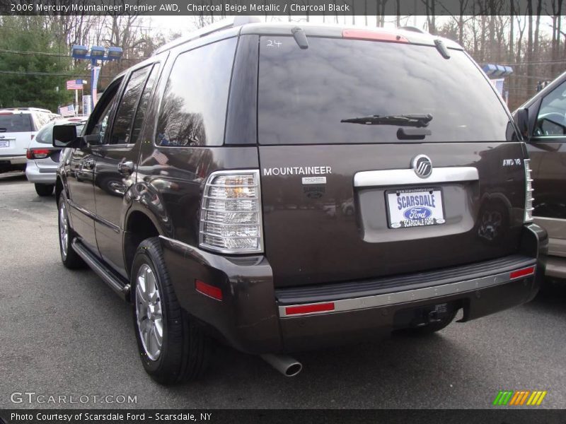 Charcoal Beige Metallic / Charcoal Black 2006 Mercury Mountaineer Premier AWD