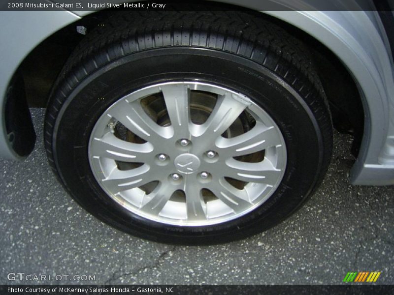 Liquid Silver Metallic / Gray 2008 Mitsubishi Galant ES