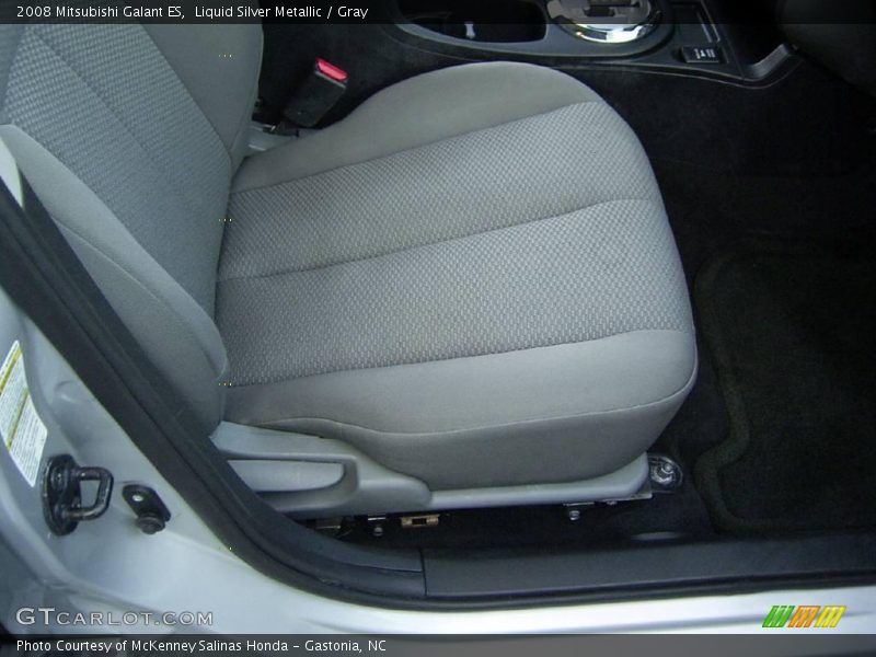 Liquid Silver Metallic / Gray 2008 Mitsubishi Galant ES