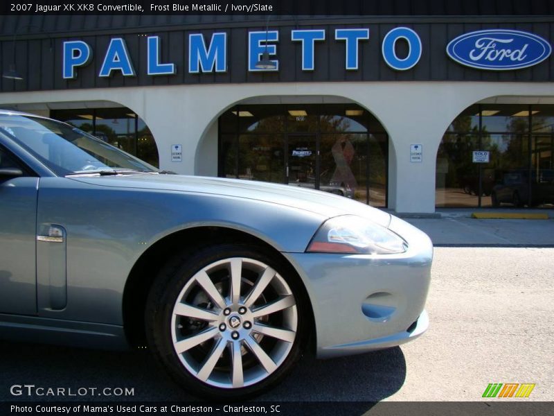 Frost Blue Metallic / Ivory/Slate 2007 Jaguar XK XK8 Convertible