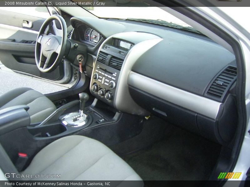 Liquid Silver Metallic / Gray 2008 Mitsubishi Galant ES