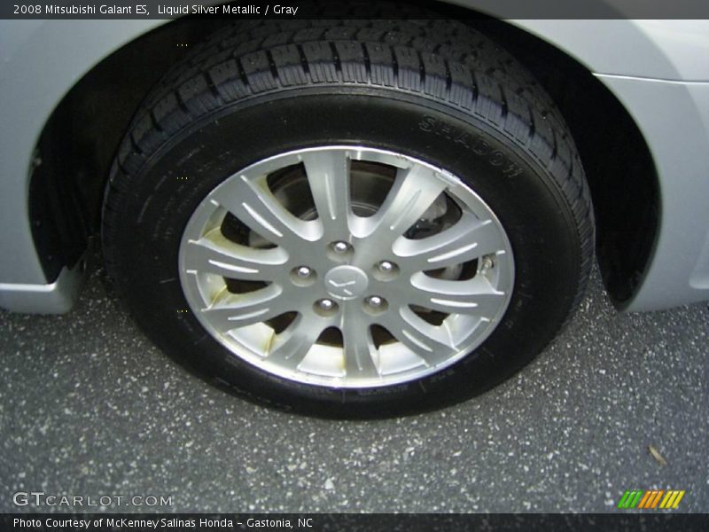 Liquid Silver Metallic / Gray 2008 Mitsubishi Galant ES