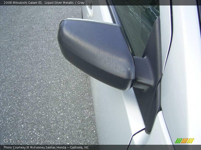 Liquid Silver Metallic / Gray 2008 Mitsubishi Galant ES