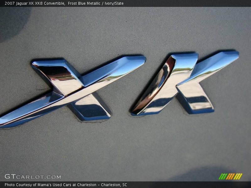 Frost Blue Metallic / Ivory/Slate 2007 Jaguar XK XK8 Convertible