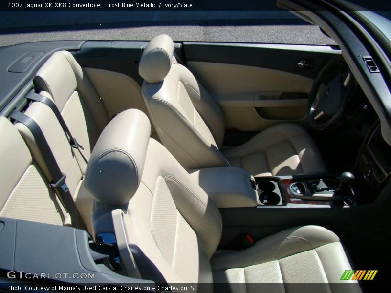 Frost Blue Metallic / Ivory/Slate 2007 Jaguar XK XK8 Convertible