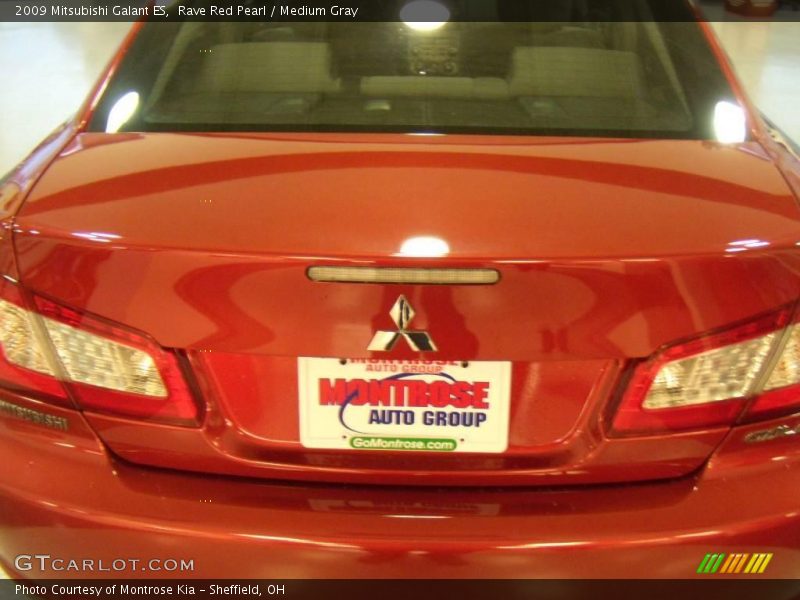 Rave Red Pearl / Medium Gray 2009 Mitsubishi Galant ES