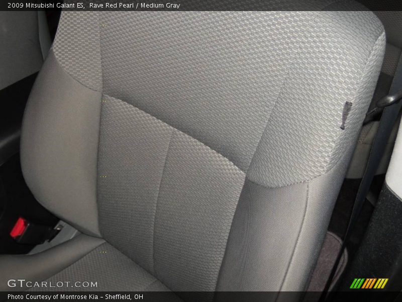 Rave Red Pearl / Medium Gray 2009 Mitsubishi Galant ES