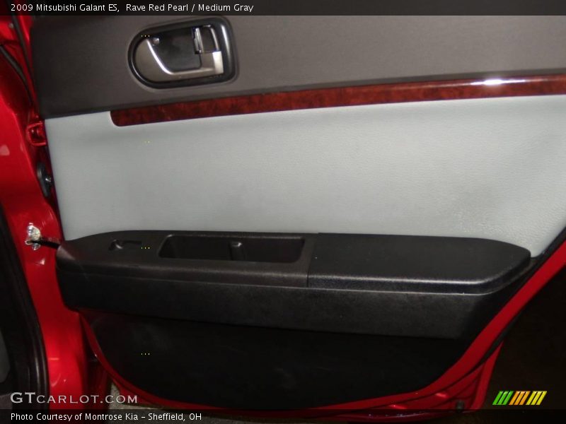 Rave Red Pearl / Medium Gray 2009 Mitsubishi Galant ES