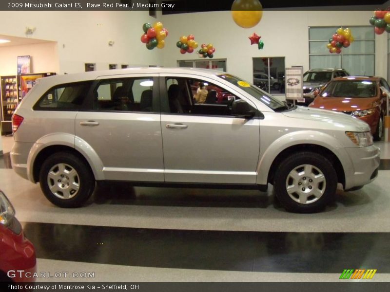 Rave Red Pearl / Medium Gray 2009 Mitsubishi Galant ES