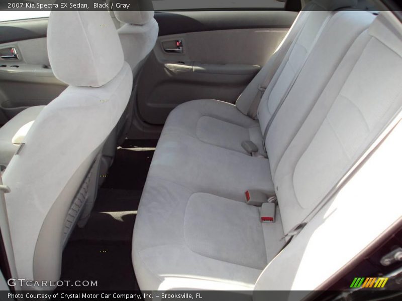 Black / Gray 2007 Kia Spectra EX Sedan