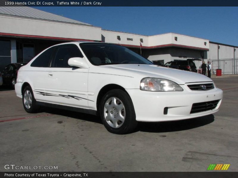 Taffeta White / Dark Gray 1999 Honda Civic EX Coupe