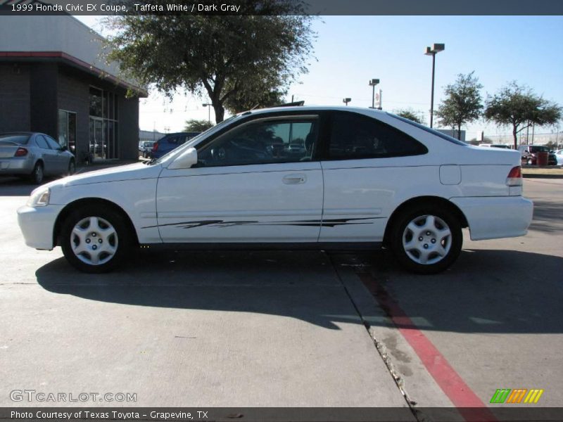 Taffeta White / Dark Gray 1999 Honda Civic EX Coupe