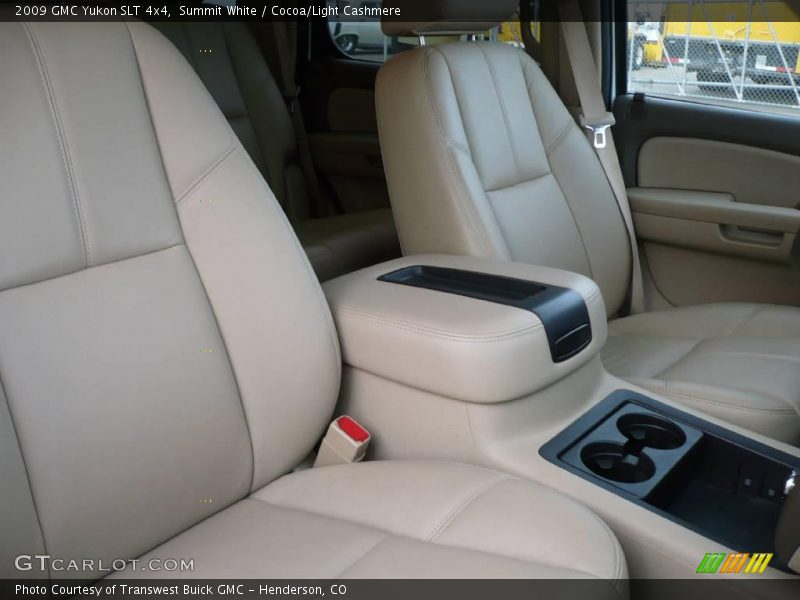 Summit White / Cocoa/Light Cashmere 2009 GMC Yukon SLT 4x4