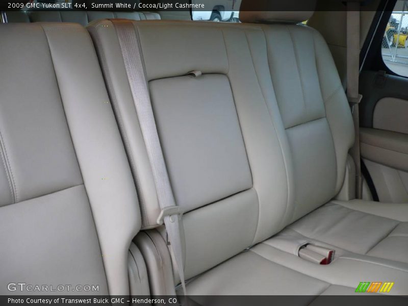 Summit White / Cocoa/Light Cashmere 2009 GMC Yukon SLT 4x4