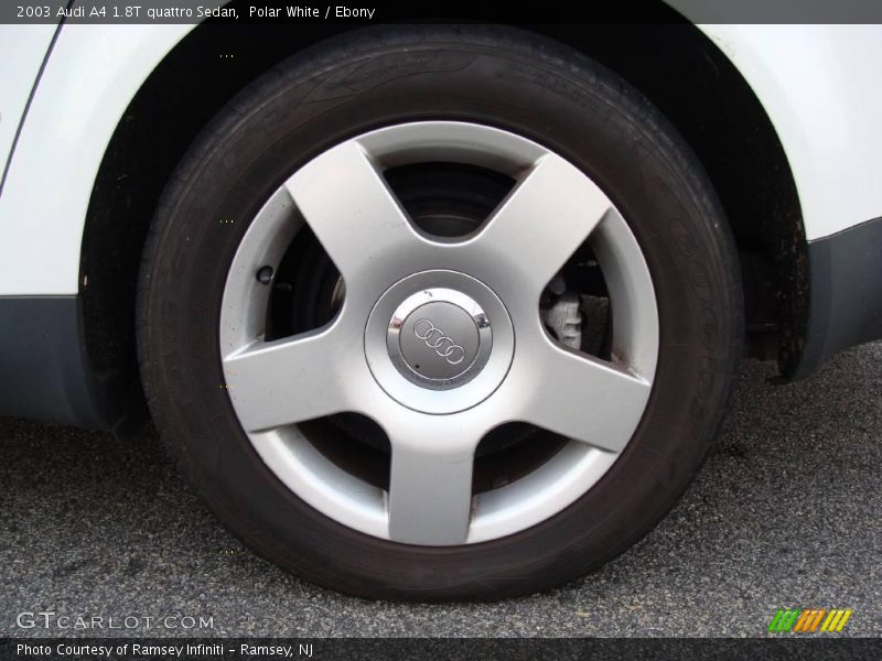 Polar White / Ebony 2003 Audi A4 1.8T quattro Sedan