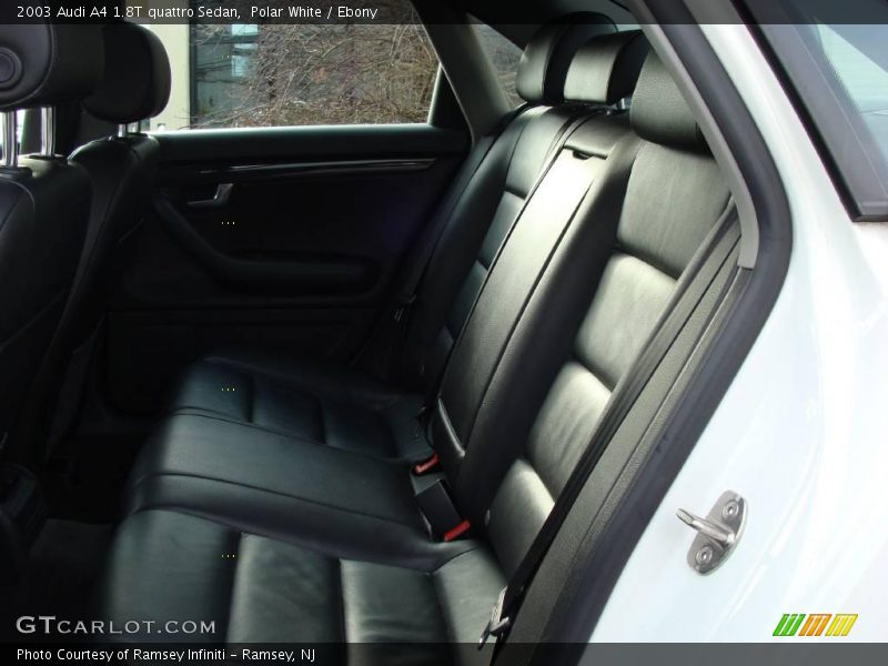 Polar White / Ebony 2003 Audi A4 1.8T quattro Sedan