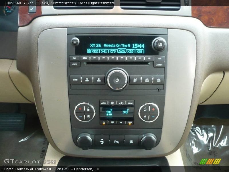 Summit White / Cocoa/Light Cashmere 2009 GMC Yukon SLT 4x4