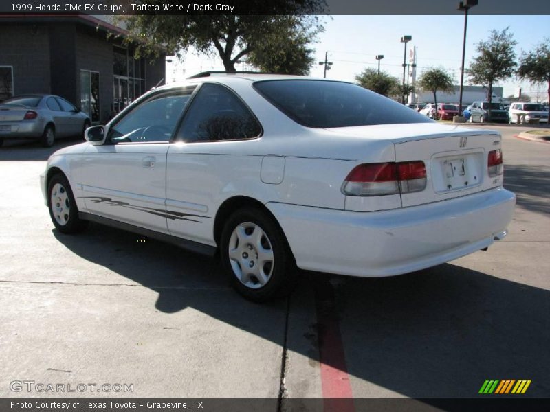 Taffeta White / Dark Gray 1999 Honda Civic EX Coupe
