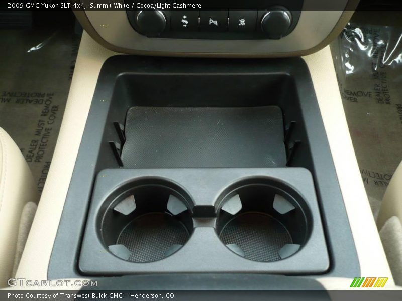 Summit White / Cocoa/Light Cashmere 2009 GMC Yukon SLT 4x4