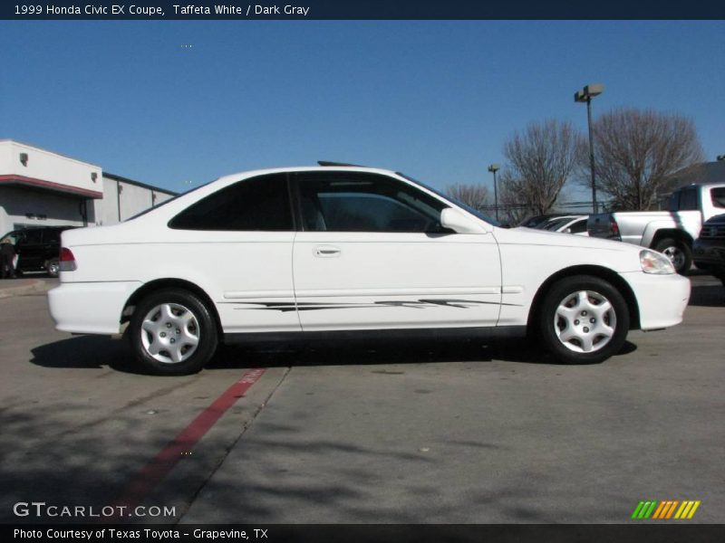 Taffeta White / Dark Gray 1999 Honda Civic EX Coupe