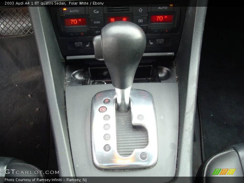 Polar White / Ebony 2003 Audi A4 1.8T quattro Sedan