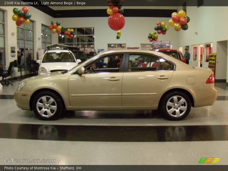 Light Almond Beige / Beige 2008 Kia Optima LX
