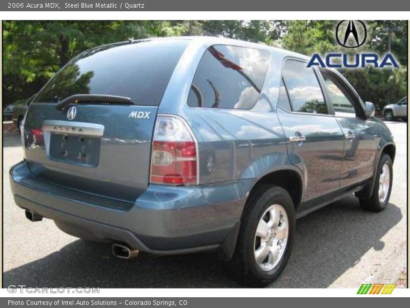 Steel Blue Metallic / Quartz 2006 Acura MDX