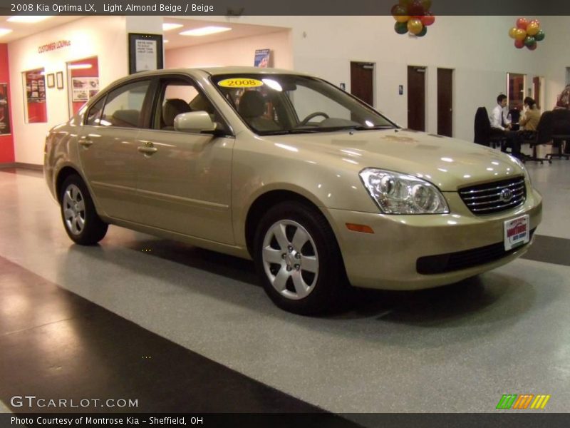 Light Almond Beige / Beige 2008 Kia Optima LX