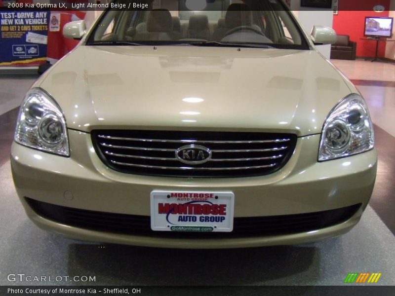 Light Almond Beige / Beige 2008 Kia Optima LX