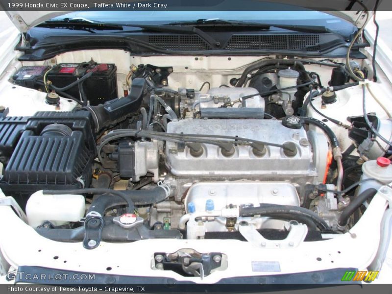 Taffeta White / Dark Gray 1999 Honda Civic EX Coupe