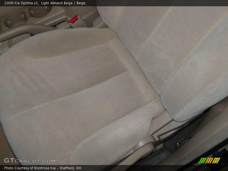 Light Almond Beige / Beige 2008 Kia Optima LX