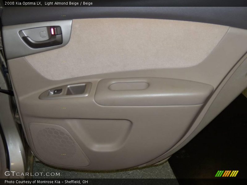 Light Almond Beige / Beige 2008 Kia Optima LX