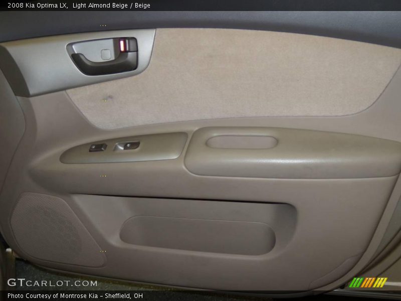 Light Almond Beige / Beige 2008 Kia Optima LX
