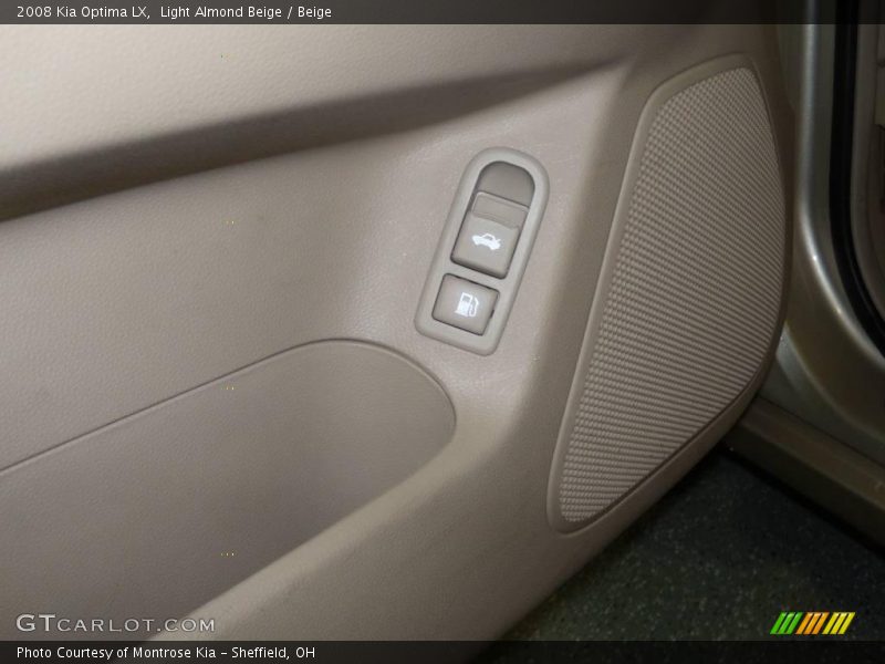 Light Almond Beige / Beige 2008 Kia Optima LX