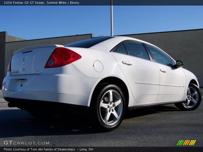 Summit White / Ebony 2009 Pontiac G6 GT Sedan