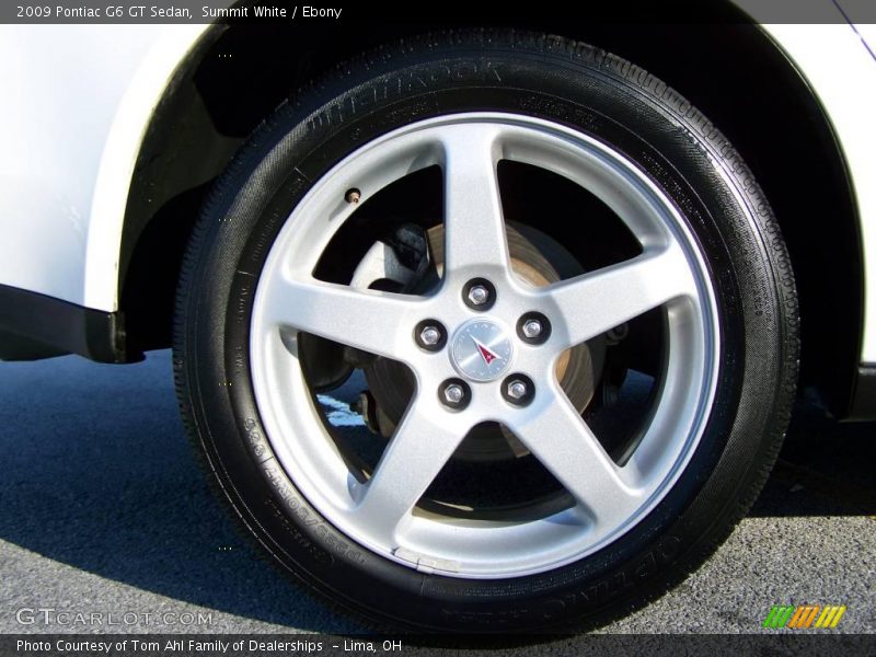 Summit White / Ebony 2009 Pontiac G6 GT Sedan