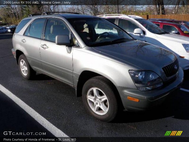 Mineral Green / Ivory 2000 Lexus RX 300 AWD