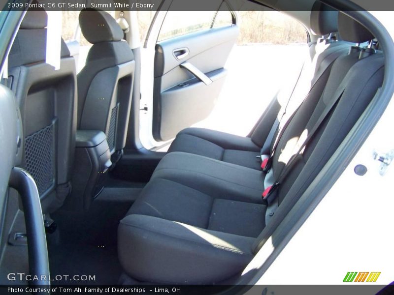 Summit White / Ebony 2009 Pontiac G6 GT Sedan