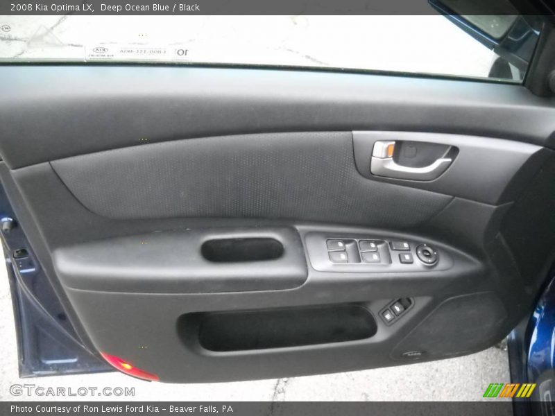 Deep Ocean Blue / Black 2008 Kia Optima LX