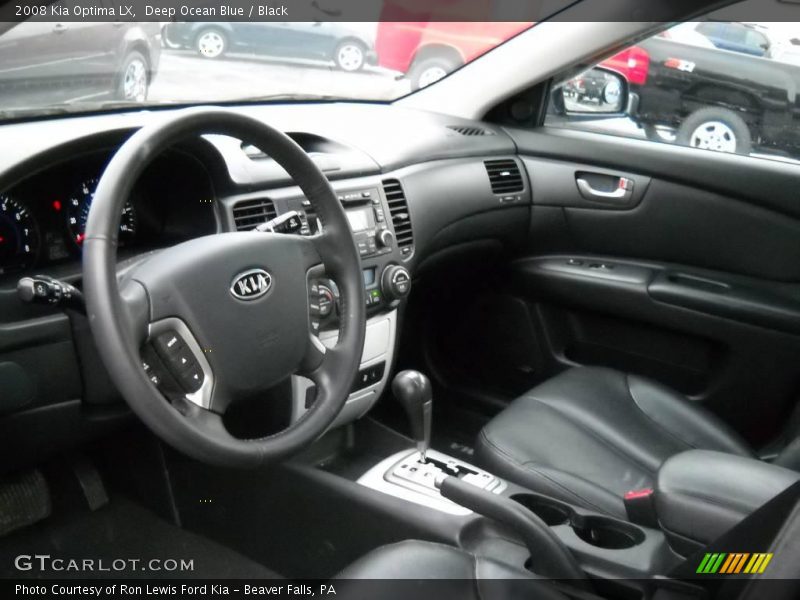 Deep Ocean Blue / Black 2008 Kia Optima LX