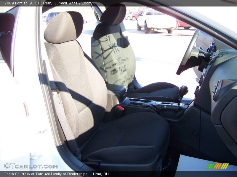 Summit White / Ebony 2009 Pontiac G6 GT Sedan