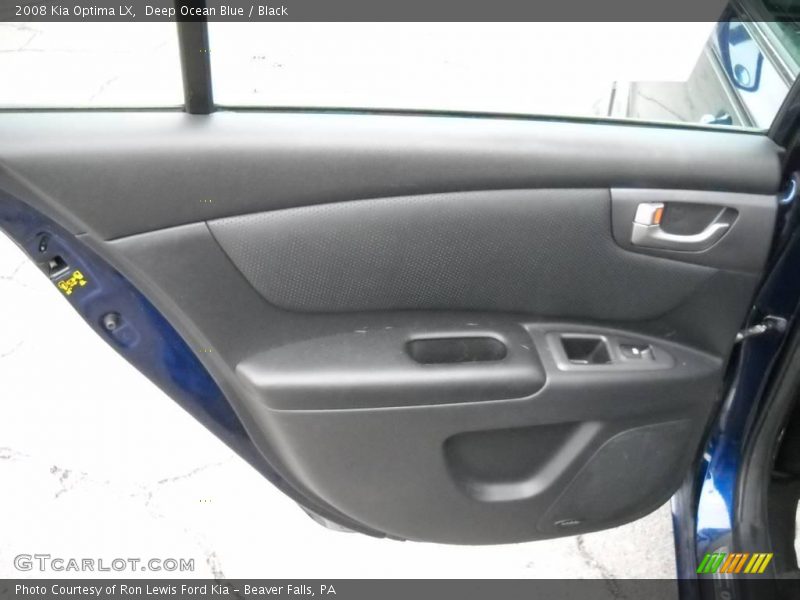 Deep Ocean Blue / Black 2008 Kia Optima LX